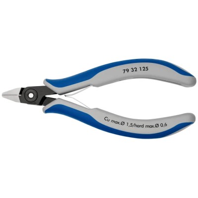 Knipex Precision Small Bevelled Head Side Cutter 125mm 1.5mm Cutting Capacity 79 32 125