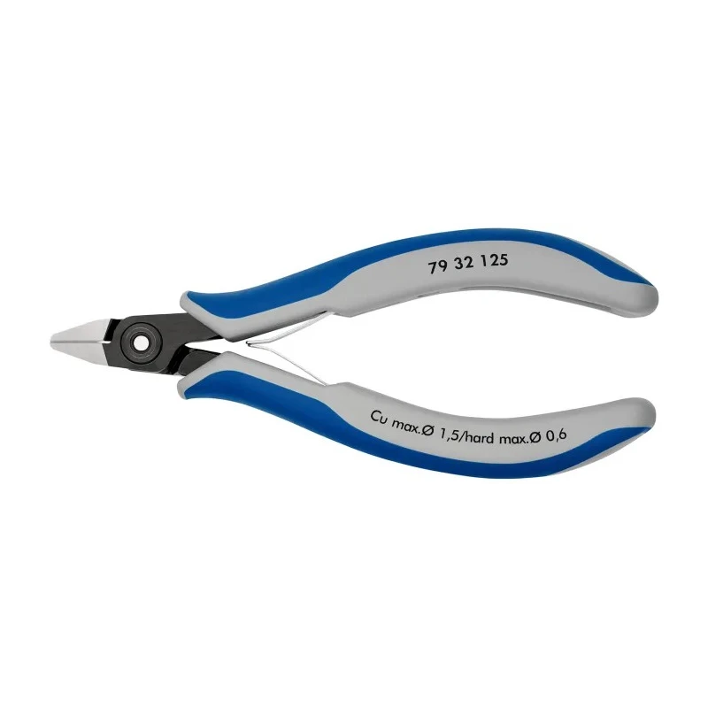 Knipex Precision Small Bevelled Head Side Cutter 125mm 1.5mm Cutting Capacity 79 32 125