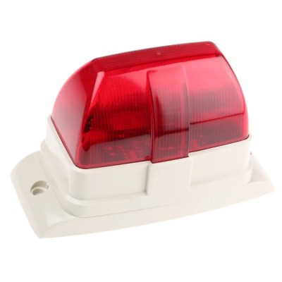 ABUS Security-Center 12V Security Alarm Strobe Red, Surface Mount, ABS Housing SG1670