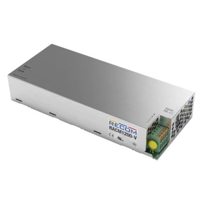 Recom Enclosed Frame Switching Power Supply 24V DC, 1.2 kW, 85-264V AC Input RACM1200-24SAV/ENC
