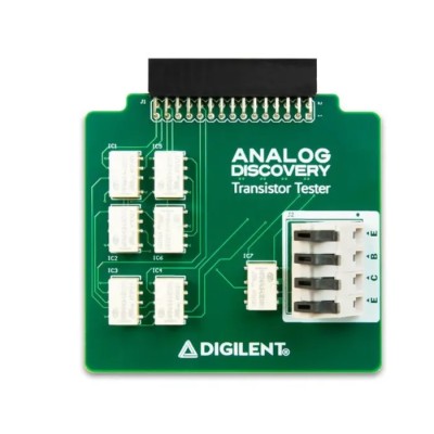 Digilent Transistor Tester Adapter for Analog Discovery 2 and Analog Discovery Legacy 410-413