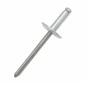 RS PRO Aluminium Blind Rivet 4 mm Diameter Dome Head Plain Finish DIN 7337 223-1143