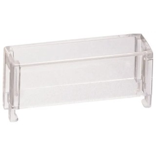 Sato Parts Polycarbonate Fuse Cover Compatible with 5.2 x 20 mm Fuse, Panel Mount, 27mm Length, 12.9mm Height F-60-1C
