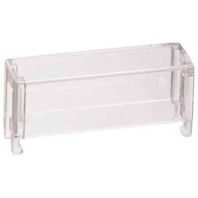 Sato Parts Polycarbonate Fuse Cover Compatible with 5.2 x 20 mm Fuse, Panel Mount, 27mm Length, 12.9mm Height F-60-1C