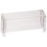 Sato Parts Polycarbonate Fuse Cover Compatible with 5.2 x 20 mm Fuse, Panel Mount, 27mm Length, 12.9mm Height F-60-1C