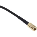 RS PRO 525 mm RG174 Coaxial Cable 50 Ω Black Terminated with SMB Connectors RG174