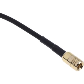 RS PRO 525 mm RG174 Coaxial Cable 50 Ω Black Terminated with SMB Connectors RG174