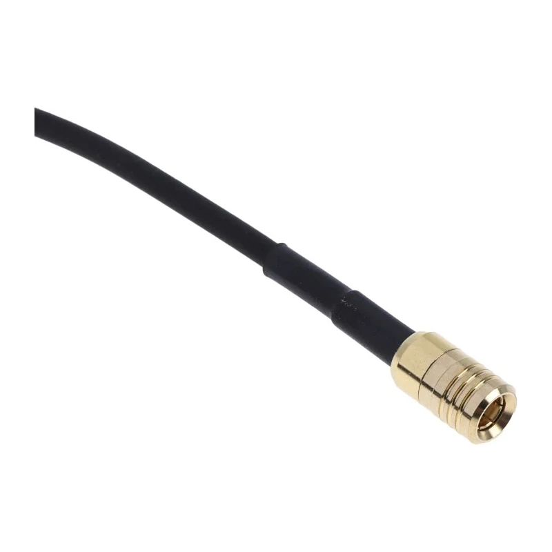 RS PRO 525 mm RG174 Coaxial Cable 50 Ω Black Terminated with SMB Connectors RG174
