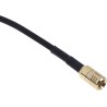 RS PRO 525 mm RG174 Coaxial Cable 50 Ω Black Terminated with SMB Connectors RG174