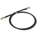 RS PRO 525 mm RG174 Coaxial Cable 50 Ω Black Terminated with SMB Connectors RG174