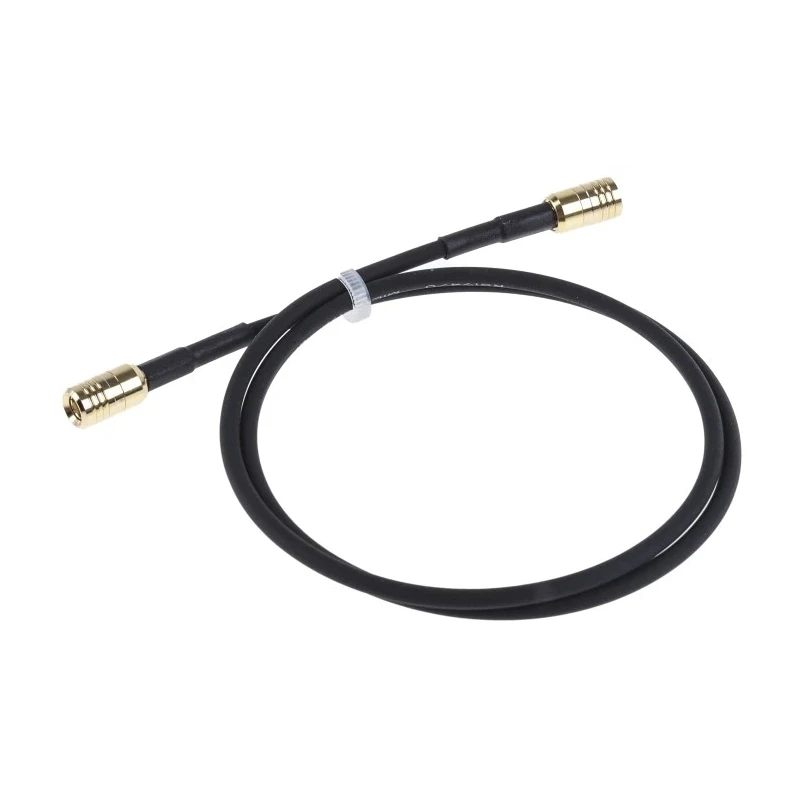 RS PRO 525 mm RG174 Coaxial Cable 50 Ω Black Terminated with SMB Connectors RG174