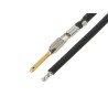 Molex Pre-Crimped Lead Wire to Board Cable M x 150 Male Connector, 225 mm, Black 2163031203