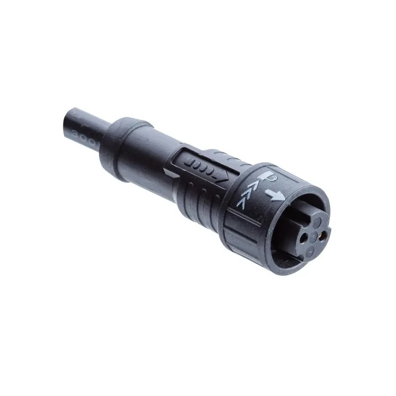 Amphenol Industrial 17 way Sensor Actuator Cable 5 m Black Polyvinyl Chloride Jacket IP68 AZ-17BFFM-QL8C05