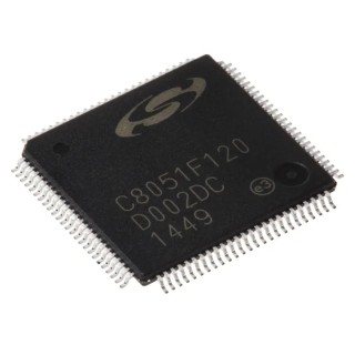 Silicon Labs 8-bit 8051 Microcontroller 100 MHz 128kB FLASH 100-Pin TQFP C8051F120-GQ