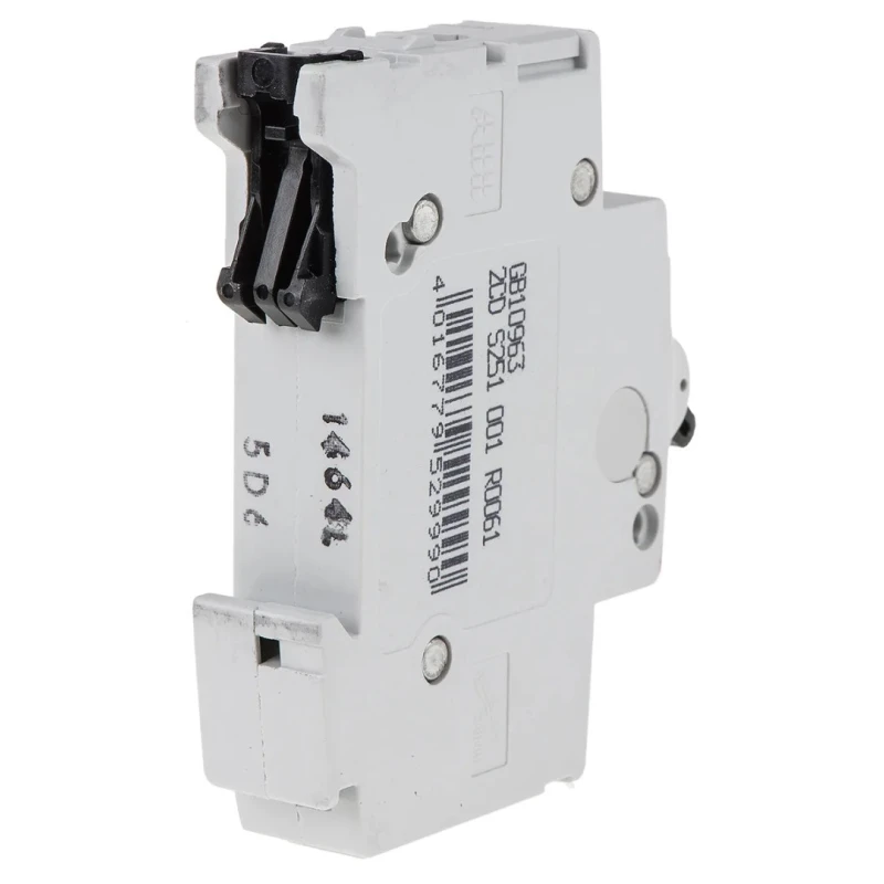 ABB System Pro M Compact Miniature Circuit Breaker 1-Pole 6A Type D 253V AC 72V DC 2CDS251001R0061 S201-D6
