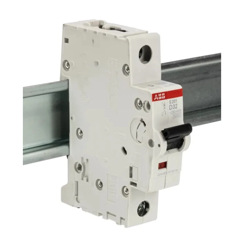 ABB Miniature Circuit Breaker System Pro M Compact 1-Pole 32A Type D 253V AC 72V DC 6kA 2CDS251001R0321 S201-D32