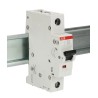 ABB System Pro M Compact Miniature Circuit Breaker, 1-Pole, 20A, Type D, 253V AC, 72V DC, 6kA 2CDS251001R0201 S201-D20
