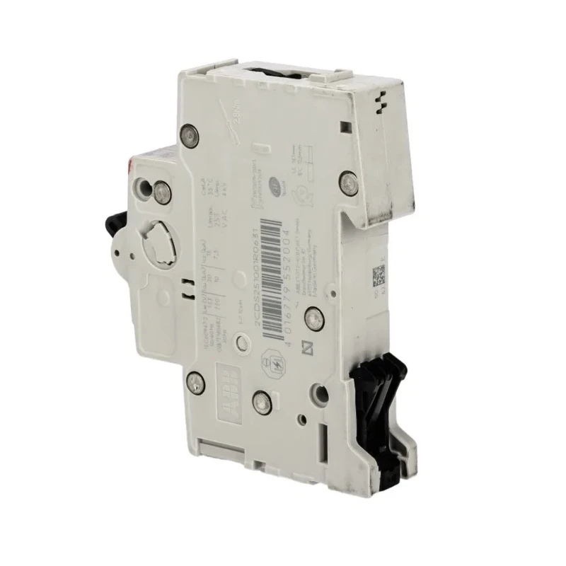 ABB Miniature Circuit Breaker System Pro M Compact 1-Pole 63A Type D 253V AC 72V DC 6kA Breaking 2CDS251001R0631 S201-D63