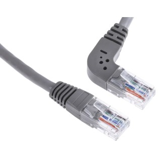 RS PRO Cat5e Ethernet Cable 5 m Grey RJ45 Male to RJ45 Male U/UTP PVC 528-0144