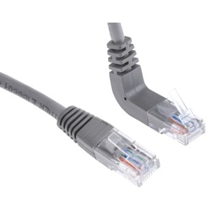 RS PRO Cat5e Ethernet Cable, 2 m, Grey RJ45 Male to RJ45 Male U/UTP PVC 528-0166