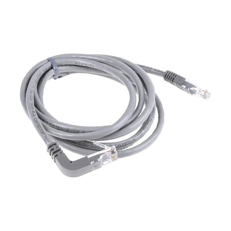 RS PRO Cat5e Ethernet Cable, 2 m, Grey RJ45 Male to RJ45 Male U/UTP PVC 528-0166