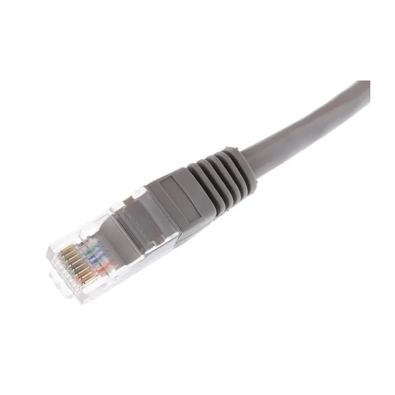 RS PRO Cat5e Ethernet Cable 3 m Grey RJ45 Male to RJ45 Male U/UTP PVC 528-0172