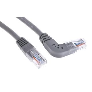 RS PRO Cat5e Ethernet Cable 2 m Grey RJ45 Male to RJ45 Male U/UTP PVC 528-0122
