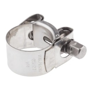 MIKALOR Wide Band Stainless Steel Hose & Jubilee Clip M0301305-9, High-Pressure Resistant Construction