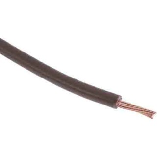 RS PRO Brown Hook Up Wire, 16 AWG, 30/0.2 mm Core Strands, 305 m Length, Polyvinyl Chloride Insulation 225-2152
