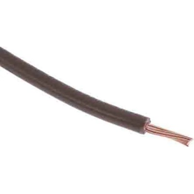 RS PRO Brown Hook Up Wire, 16 AWG, 30/0.2 mm Core Strands, 305 m Length, Polyvinyl Chloride Insulation 225-2152