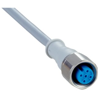 SICK Female 4 Way M12 to Unterminated Free End Sensor Actuator Cable 5 m 250V DOL-1204-G05MNI