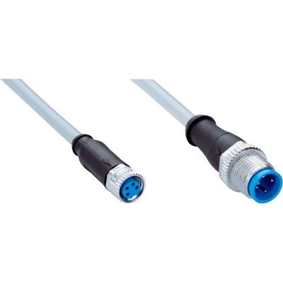 SICK Sensor Actuator Cable Female 4 Way Straight to Male 4 Way Straight, 600 mm YF8U14-C60VA3M2A14 / 2096607