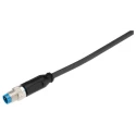 SICK Sensor Actuator Cable Female 3 Way Straight to Male 3 Way Straight, Polyurethane Jacket, 2 YF8U13-020UA1M8U13 / 2096304