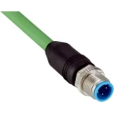 SICK Male 4 Way M12 to Unterminated Free End Sensor Actuator Cable 10 m 60V IP67 YM2D24-100PN1XLEAX