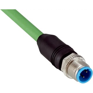 SICK Male 4 Way M12 to Unterminated Free End Sensor Actuator Cable 10 m 60V IP67 YM2D24-100PN1XLEAX