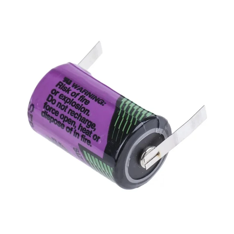 Tadiran Lithium Thionyl Chloride 3.6 V 1/2 AA Battery 800 mAh Diameter 14.7 mm SL550/T