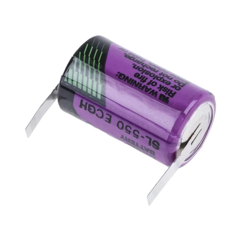 Tadiran Lithium Thionyl Chloride 3.6 V 1/2 AA Battery 800 mAh Diameter 14.7 mm SL550/T