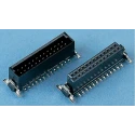 ERNI SMC Series 80-Contact 2 Row 1.27 mm Pitch Straight Surface PCB Socket 154809 / 154809-E