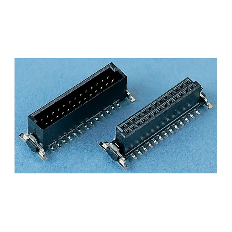 ERNI SMC Series 80-Contact 2 Row 1.27 mm Pitch Straight Surface PCB Socket 154809 / 154809-E