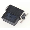 ERNI SMC Series Right Angle Surface PCB Socket, 12-Contact, 2 Row, 1.27 mm Pitch, Solder Termination 154740 / 154740-E