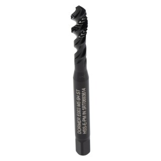 Dormer Spiral Flute Metric Threading Tap M2 x M24, Machine Tap, High Speed Steel, ISO 529, 58mm Overall Length E003M5