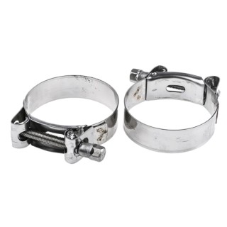 MIKALOR Wide Band Stainless Steel Hose & Jubilee Clip M0301316-3, Compliant with RoHS EU 20032/95/EC