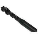 Dormer High Speed Steel M8 Metric Standard Threading Machine Tap, Spiral Flute, Right Hand, 72mm Overall Length E003M8