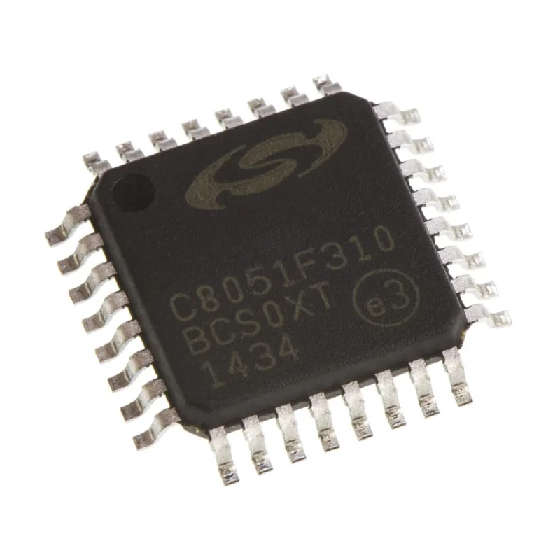 Silicon Labs 8 bit 8051 Microcontroller, 32-Pin LQFP, 25 MHz, 16kB FLASH, 1.28kB RAM, C8051F310-GQ
