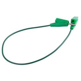 Radiall Connector Test Lead 5A, 250V AC, Green, 200mm Lead Length R929102/C290002-20CM