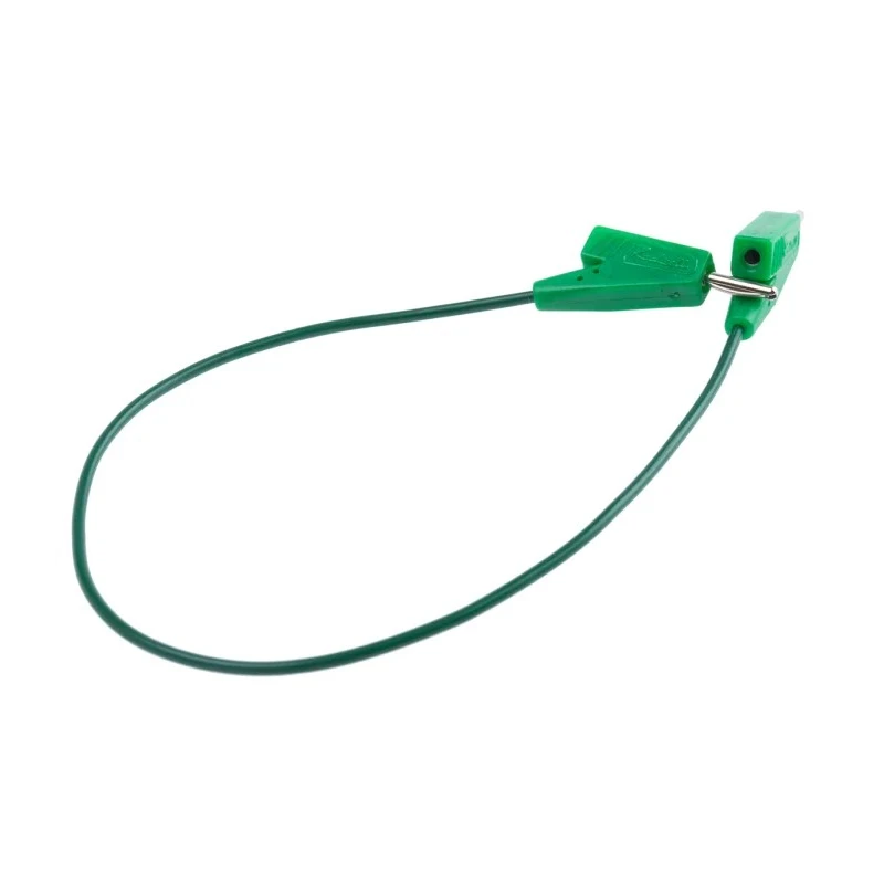 Radiall Connector Test Lead 5A, 250V AC, Green, 200mm Lead Length R929102/C290002-20CM
