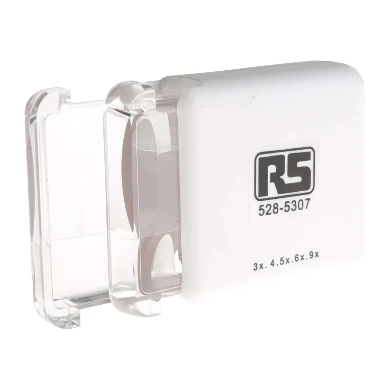 RS PRO Pocket Magnifier with 9x Magnification, Dual Lens 3x, 4.5x, 6x, 9x Magnification, 29 mm Diameter 528-5307