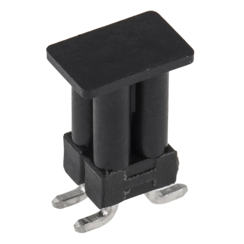 TE Connectivity AMPMODU MOD II Series Straight Surface Pin Header, 4 Contacts, 2.54 mm Pitch, 2 Row, Unshrouded 1241050-2