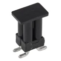 TE Connectivity AMPMODU MOD II Series Straight Surface Pin Header 4 Contacts 2.54 mm Pitch 2 Row Unshrouded 1241050-2