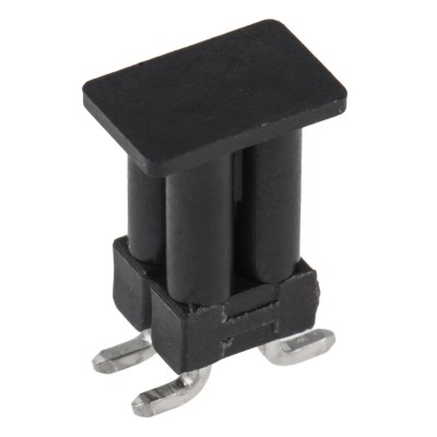 TE Connectivity AMPMODU MOD II Series Straight Surface Pin Header 4 Contacts 2.54 mm Pitch 2 Row Unshrouded 1241050-2